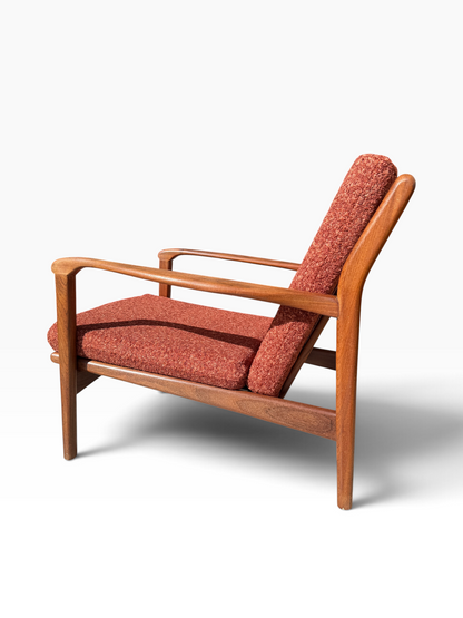 1960S TOOTHILL SOLID AFROMOSIA / TEAK WENTWORTH ARMCHAIR