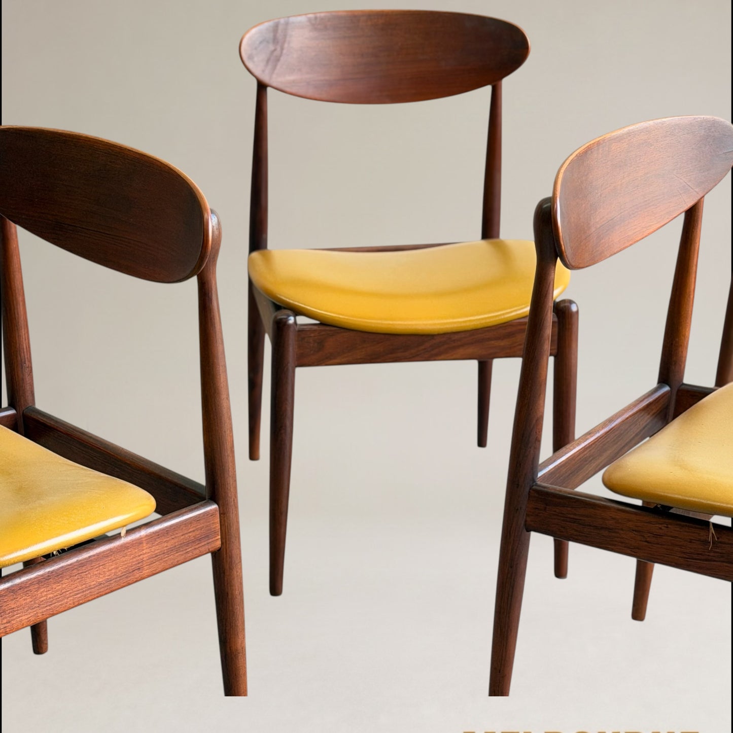 107 Parker Matchstick chairs - Set of 4 - Vintage Originals