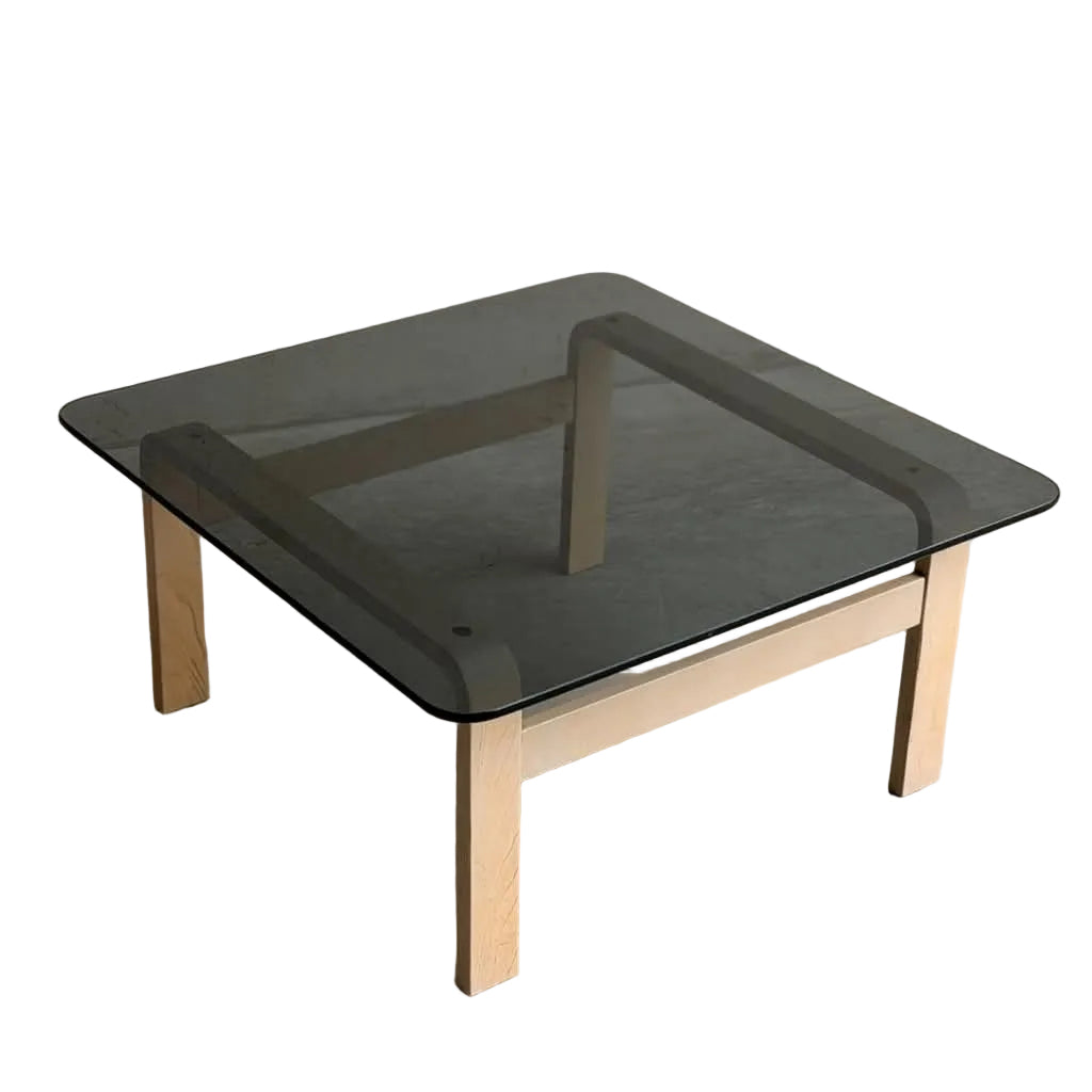 Tessa Ferrara Glass Coffee Table designed by Fred Lowen for Tessa Furniture (Revive)