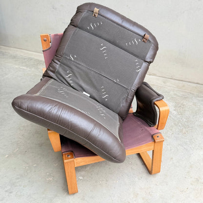 Tessa Austin Chocolate Brown Leather Armchair