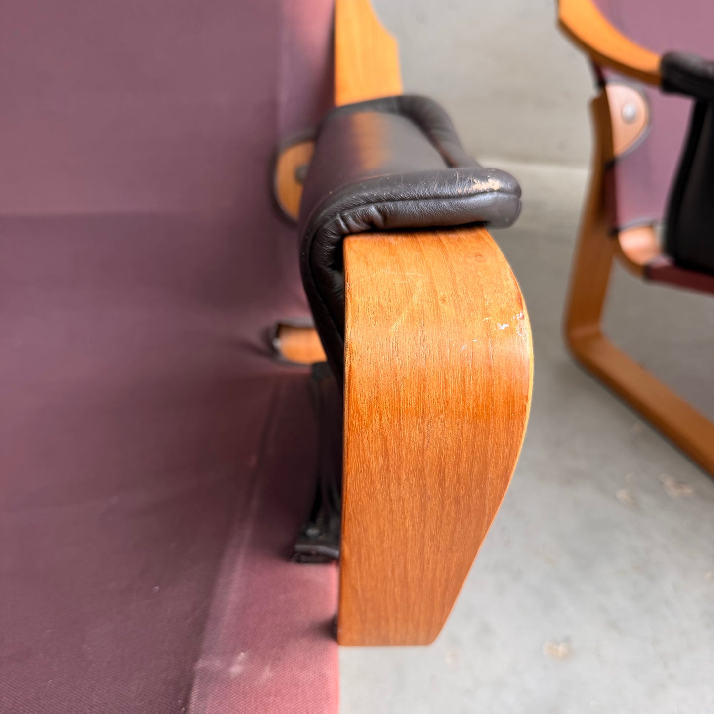 Pair of Tessa Austin Chocolate Brown Leather Armchairs (Revive)