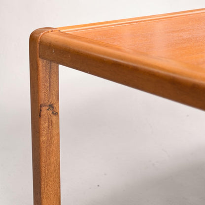 Petite Mid-Century Parker Square Teak Coffee Table