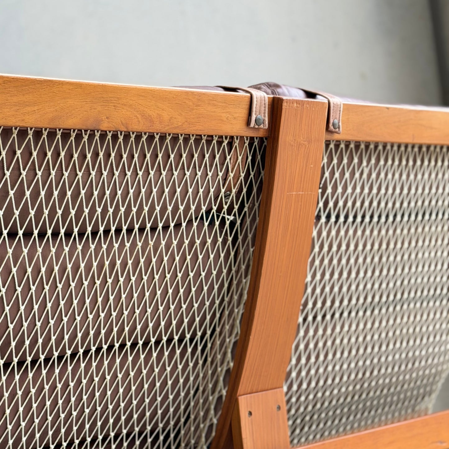 Tessa T4 Two-Seater Lounge – Iconic 1970s Fred Lowen Design in Rich Brown Leather