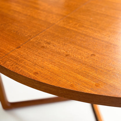 Rare 1960s-1970s Gerald Easden Round Extension Dining Table - (Revive)
