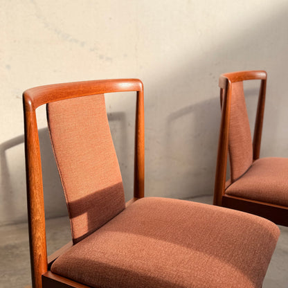 Fully Restored Parker T-Back Number 88 Dining Chairs Set of 4 - Terracotta (Rediscover)