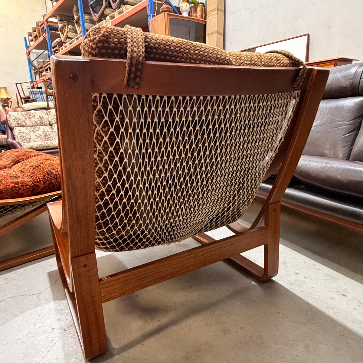 Vintage Tessa T4 Armchair - Groovy Brown Velvet