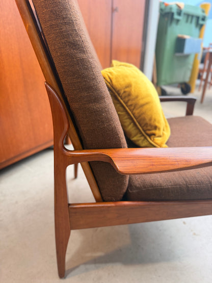 Fler Narvik Armchair -  original rich chocolate upholstery (Refine)