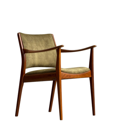 TH Brown Blackwood Carver Armchair – Fully Restored