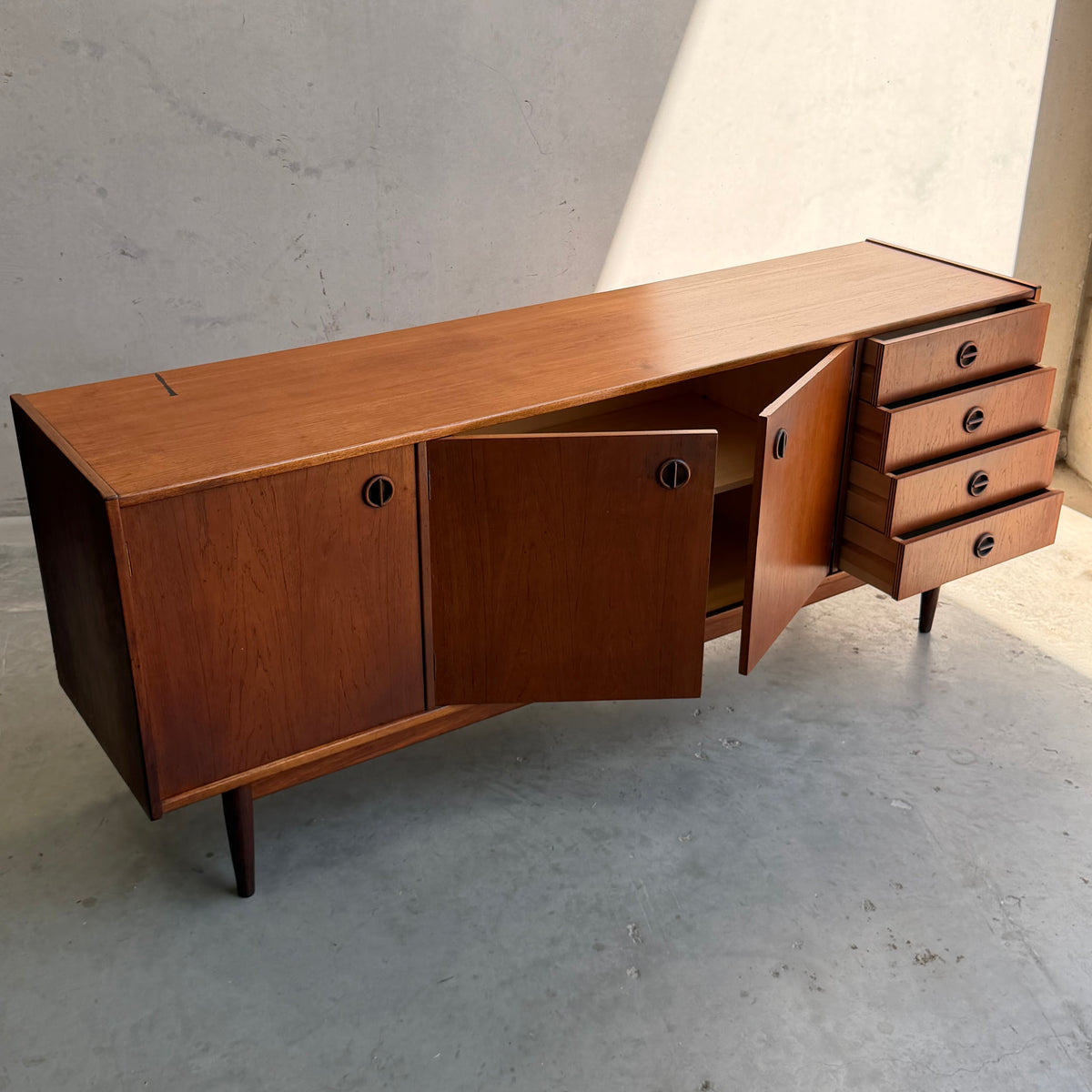 Parker Nordic “Cats Eye” Credenza / Sideboard 1.8M