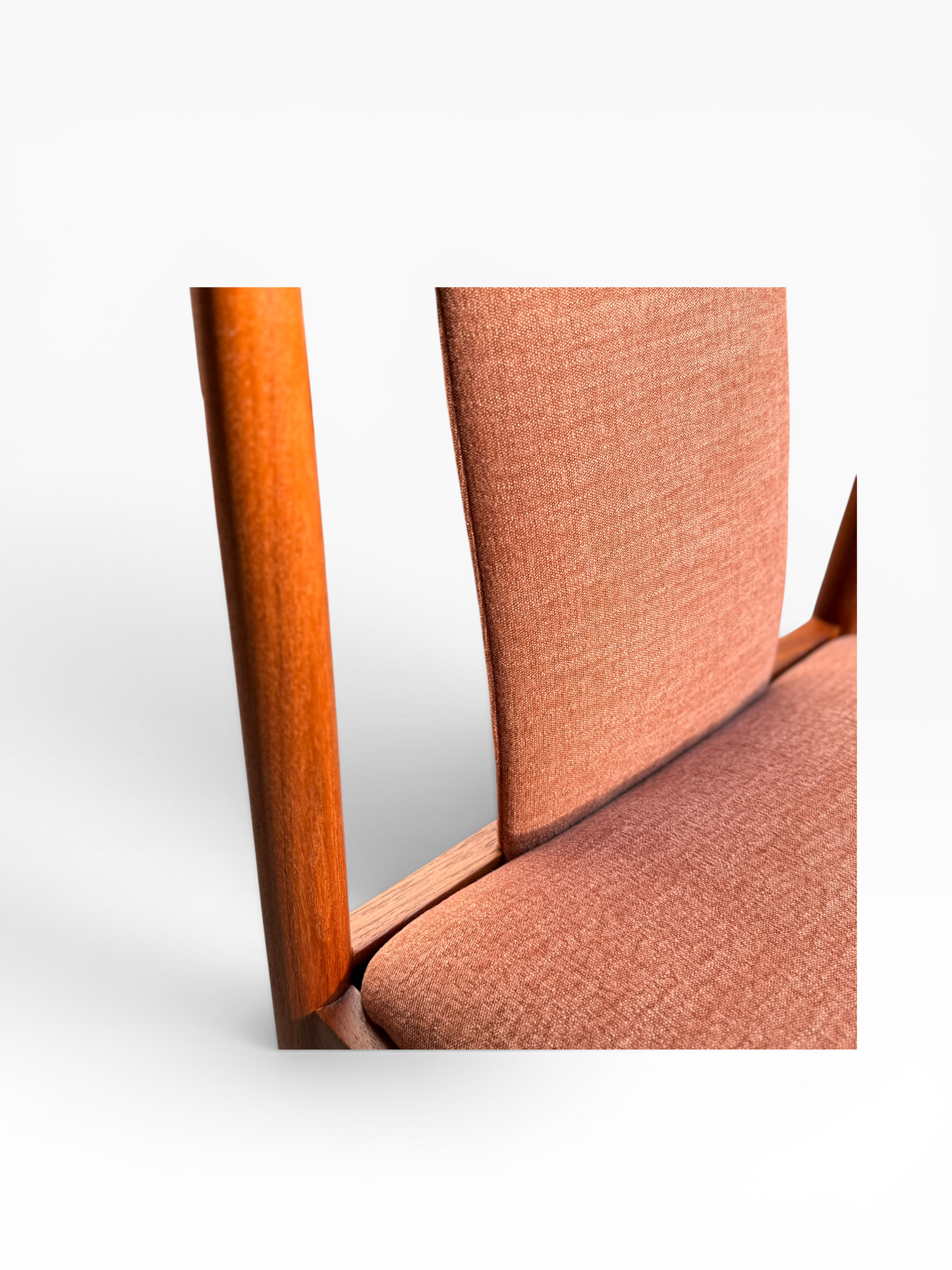 Fully Restored Parker T-Back Number 88 Dining Chairs Set of 4 - Terracotta (Rediscover)
