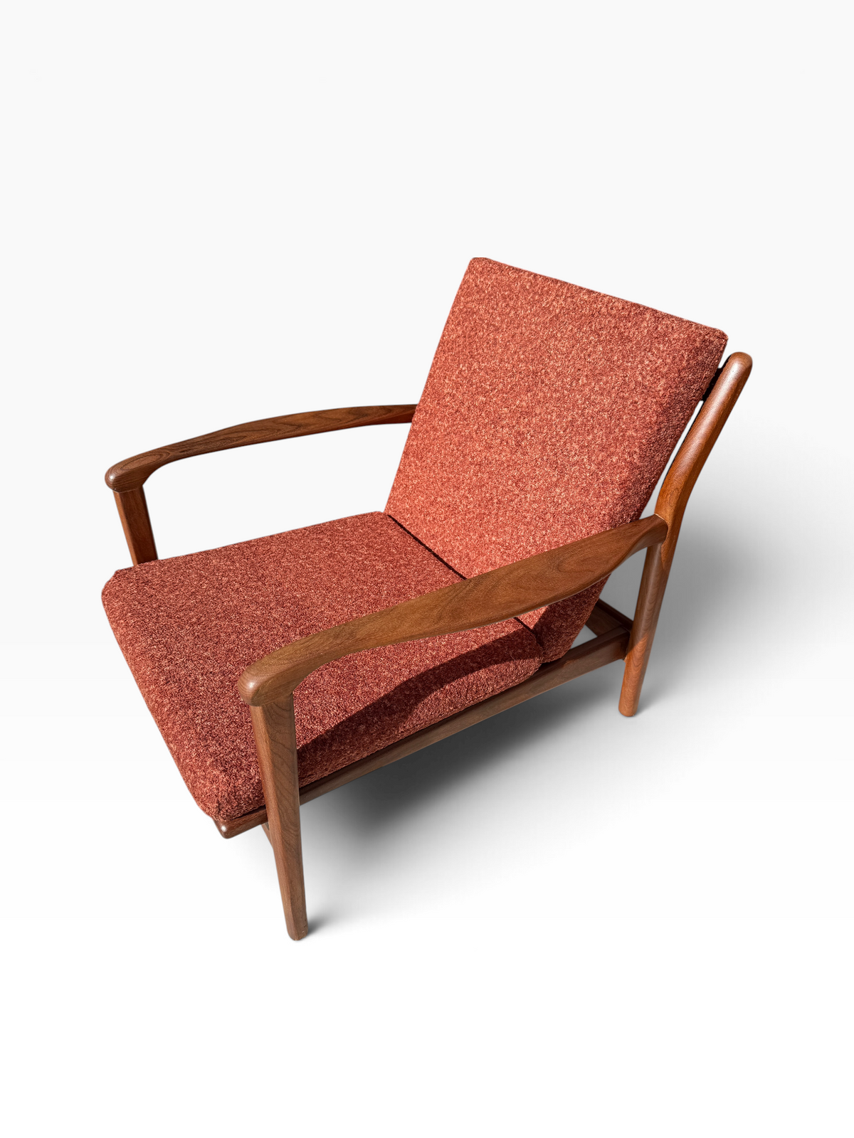 1960S TOOTHILL SOLID AFROMOSIA / TEAK WENTWORTH ARMCHAIR