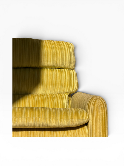 Tessa T7 Armchair Electric Chartreuse Ribbed Velvet (Revive)