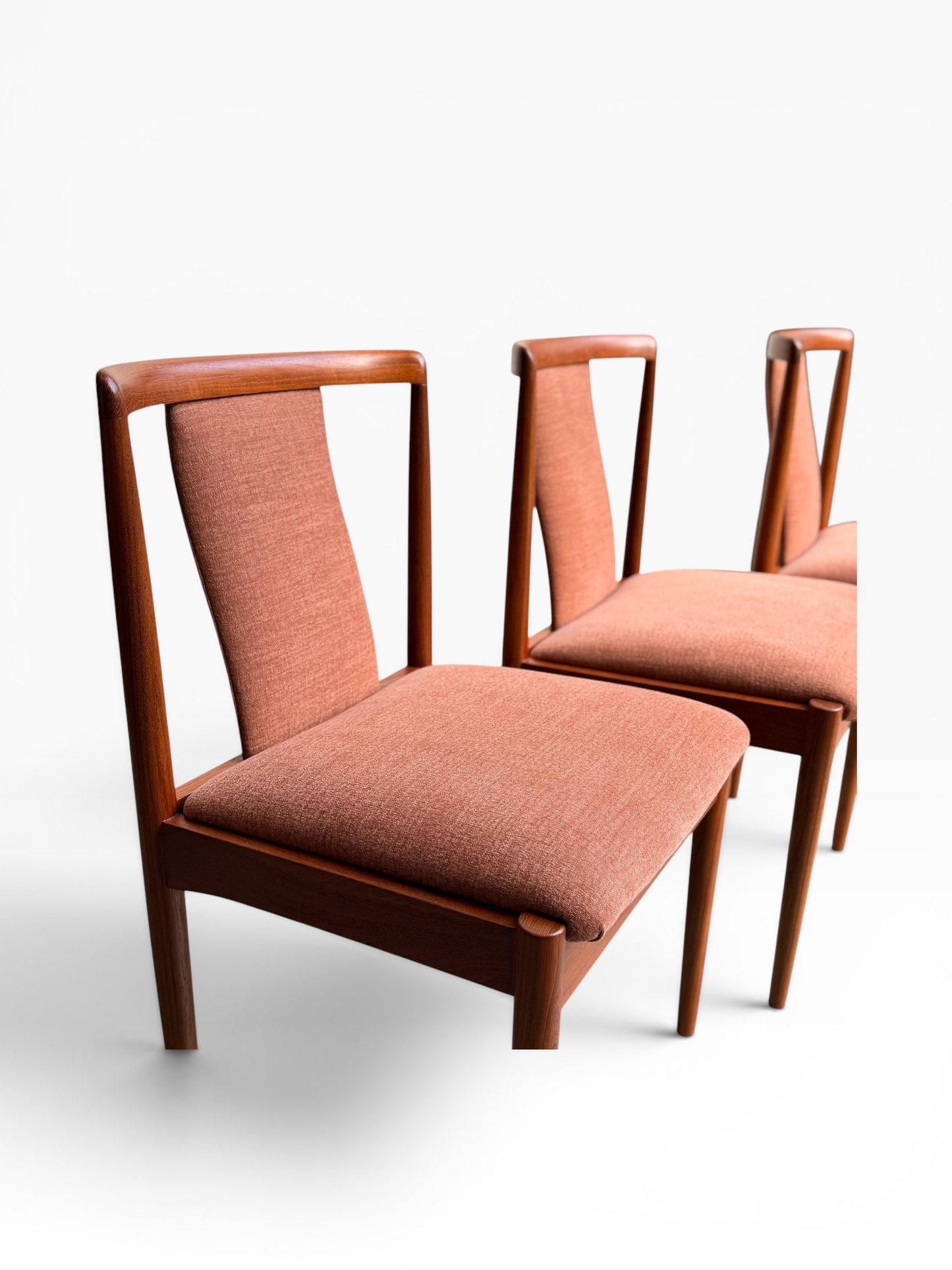 Fully Restored Parker T-Back Number 88 Dining Chairs Set of 4 - Terracotta (Rediscover)