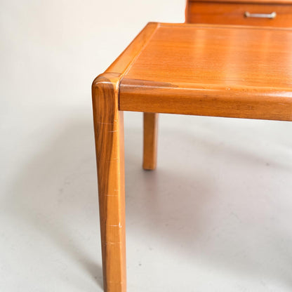 Petite Mid-Century Parker Square Teak Coffee Table