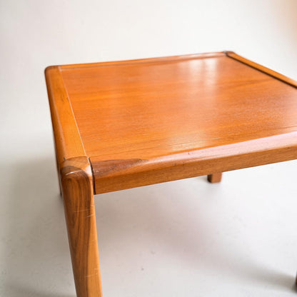 Petite Mid-Century Parker Square Teak Coffee Table