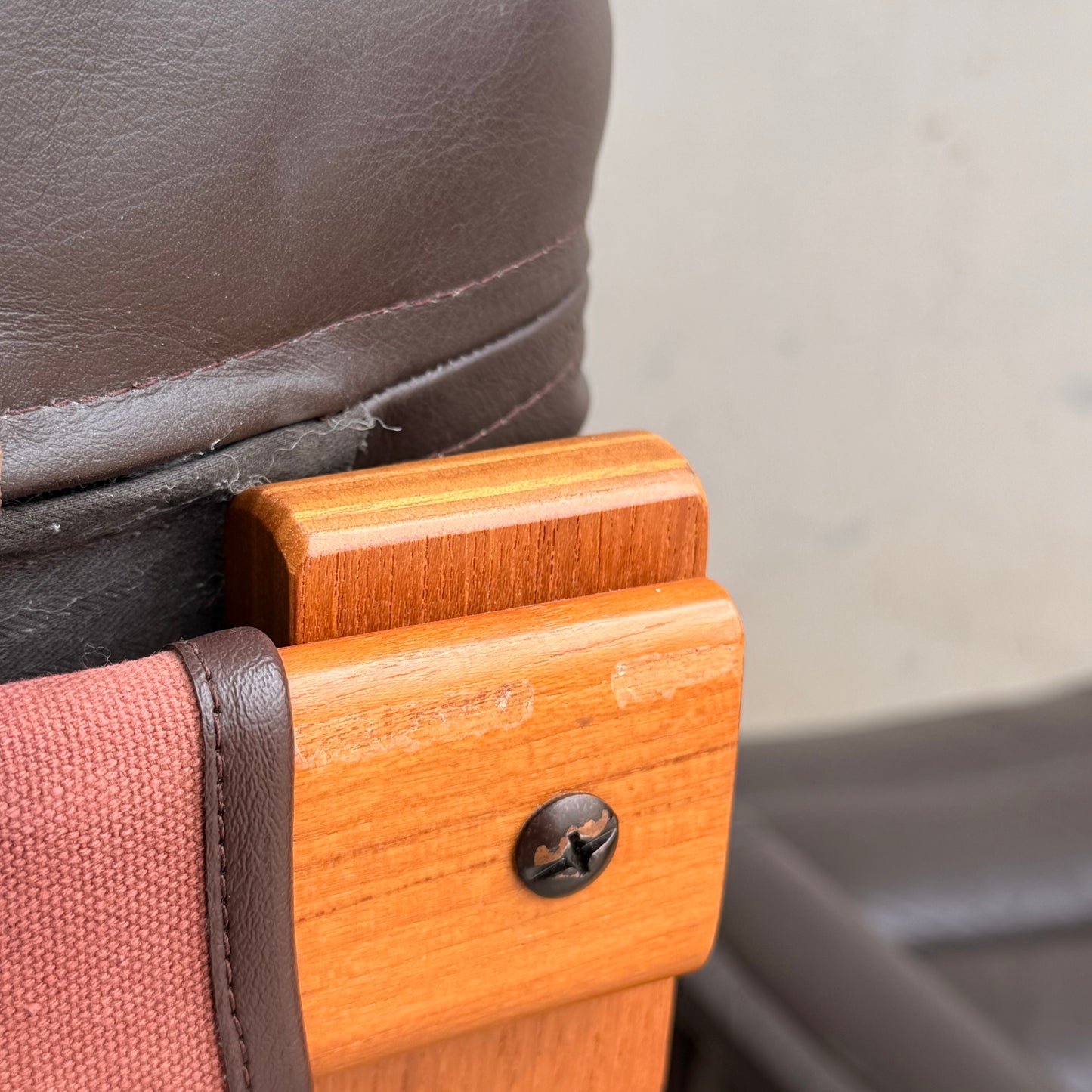 Pair of Tessa Austin Chocolate Brown Leather Armchairs (Revive)
