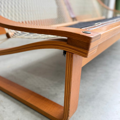 Tessa T4 Two-Seater Lounge – Iconic 1970s Fred Lowen Design in Rich Brown Leather