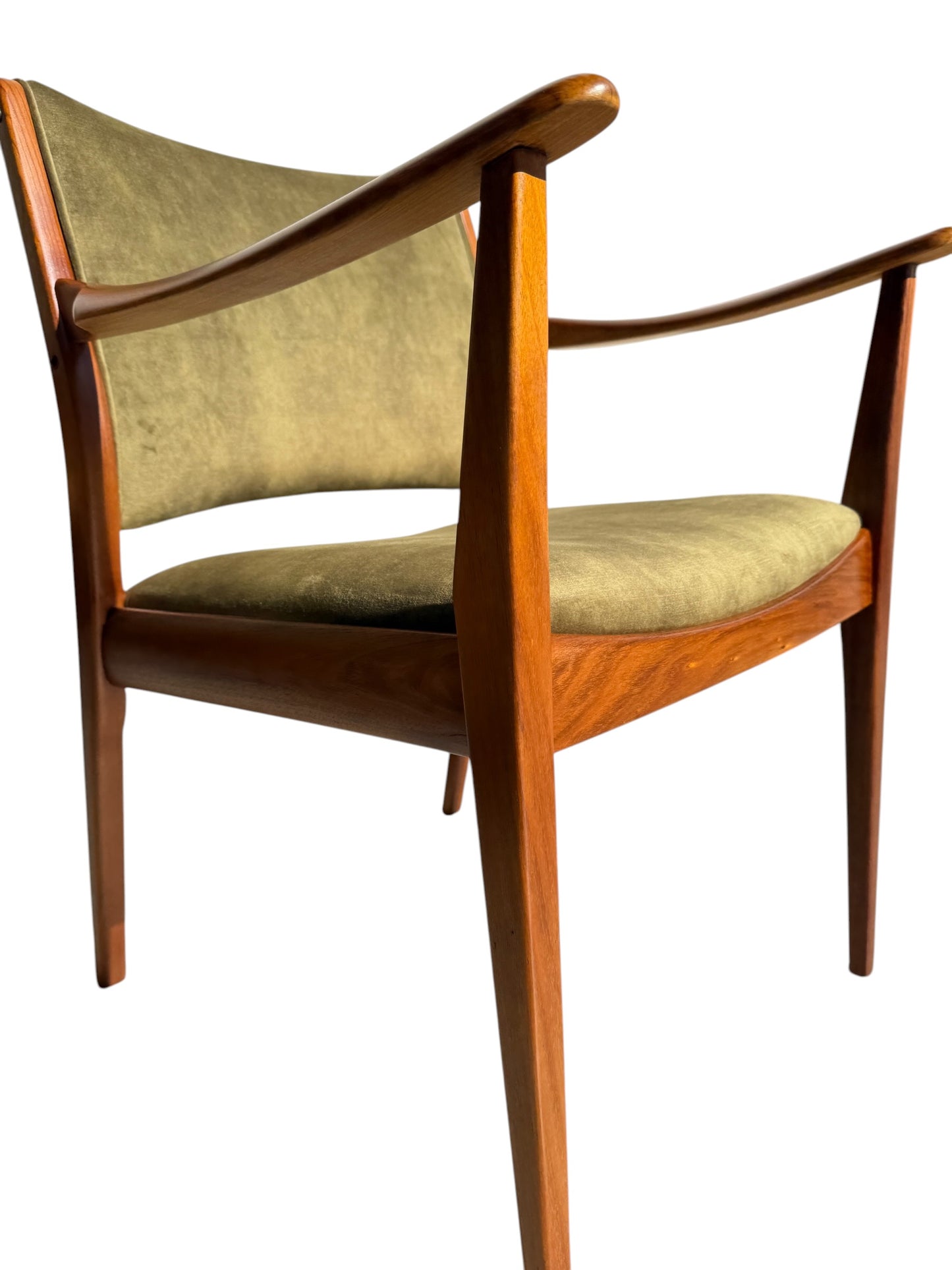 TH Brown Blackwood Carver Armchair – Fully Restored