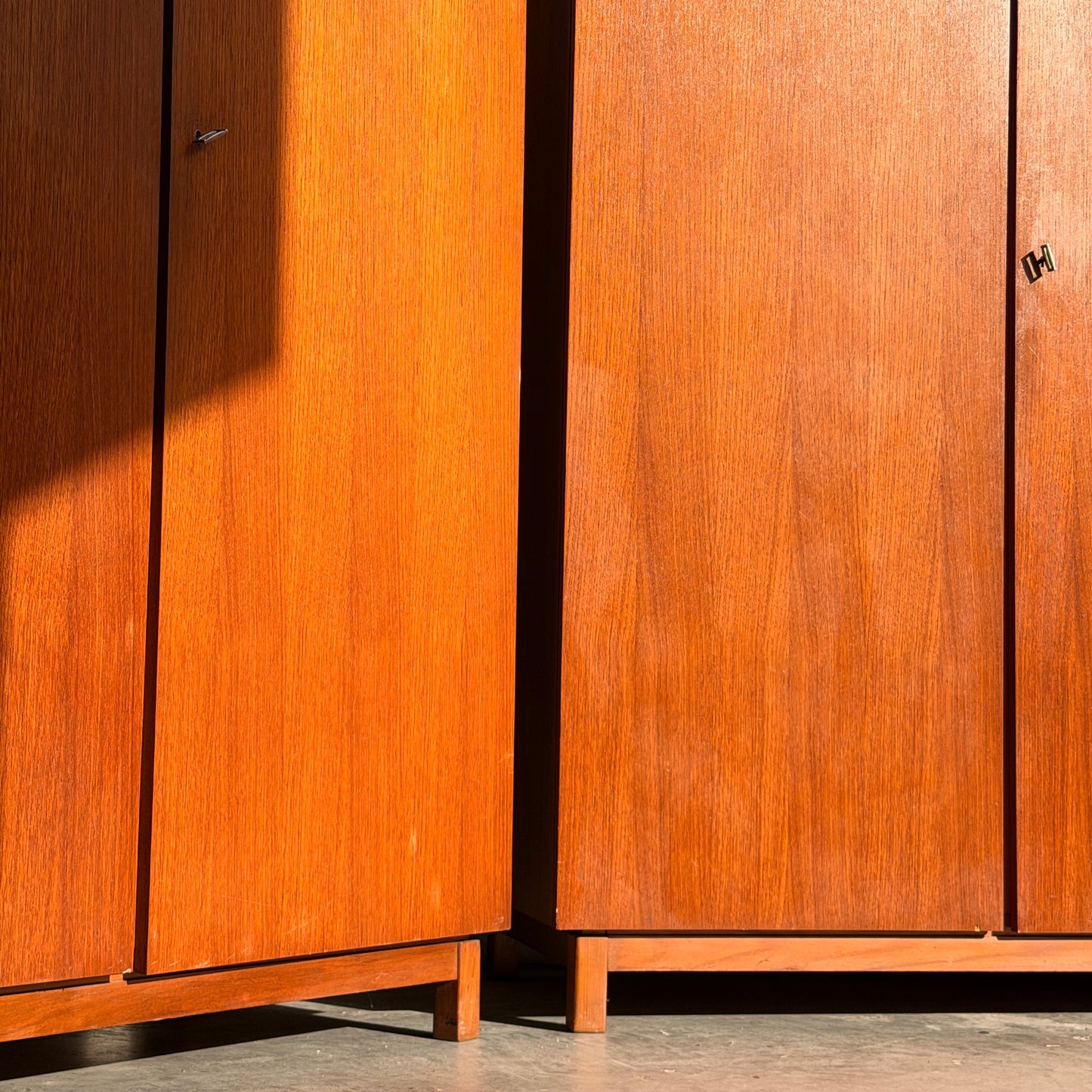Ultra-Rare Pair of 1960s Fler Flerendo Wardrobe Armoires – Exclusive Melbourne Furniture Vault Find - (Revive)