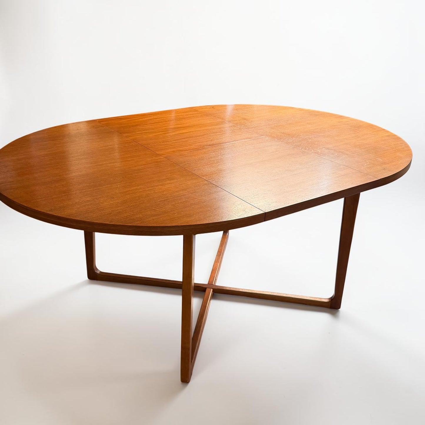 Rare 1960s-1970s Gerald Easden Round Extension Dining Table - (Revive)