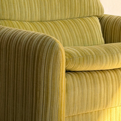 Tessa T7 Armchair Electric Chartreuse Ribbed Velvet (Revive)