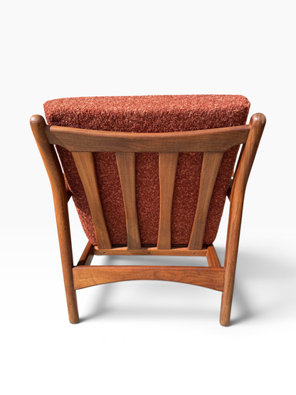 1960S TOOTHILL SOLID AFROMOSIA / TEAK WENTWORTH ARMCHAIR