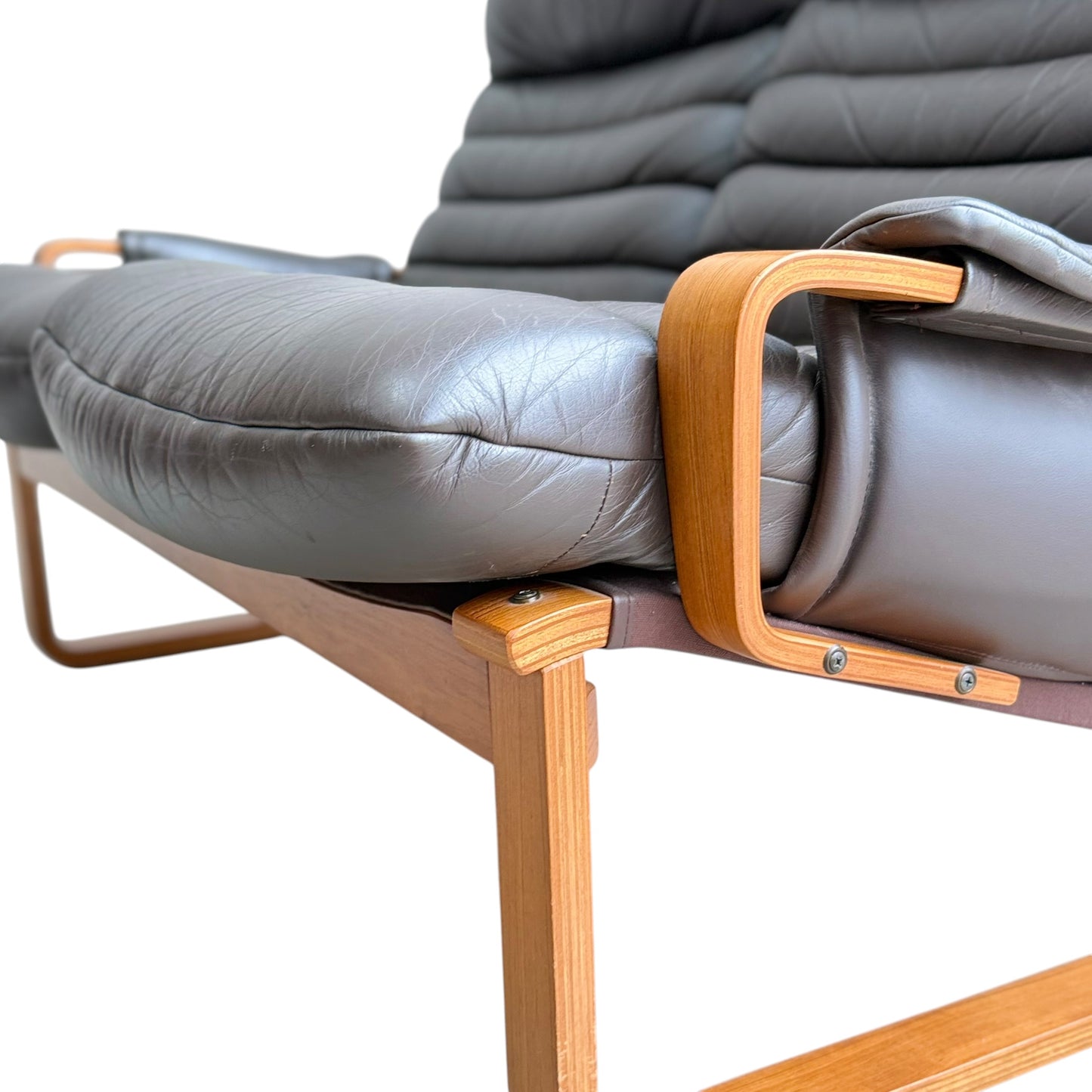 2 Seater Tessa Austin Chocolate Brown Leather Sofa (Revive)