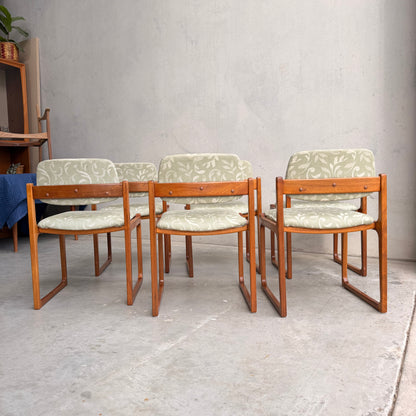 Set of 6 Gerald Easden Module Furniture Dining Chairs Australian Mid-Century Modern (Refine)