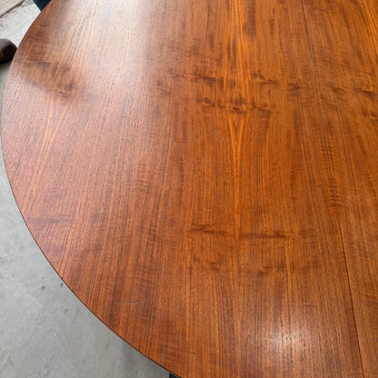 Ernst Hansen Mid-Century Round Extending Dining Set – Teak with 5 Chairs (6th Available upon request for fee)