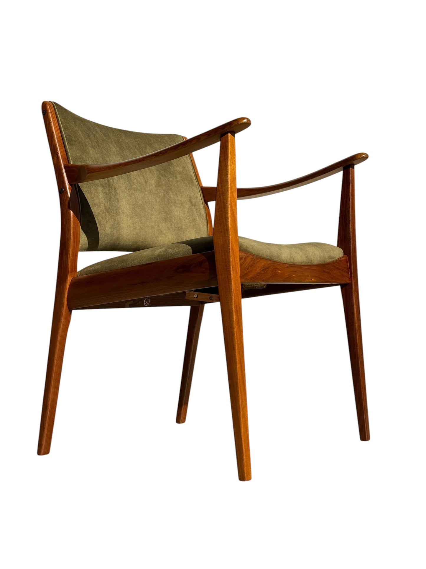 TH Brown Blackwood Carver Armchair – Fully Restored