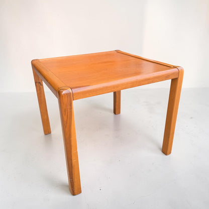 Petite Mid-Century Parker Square Teak Coffee Table