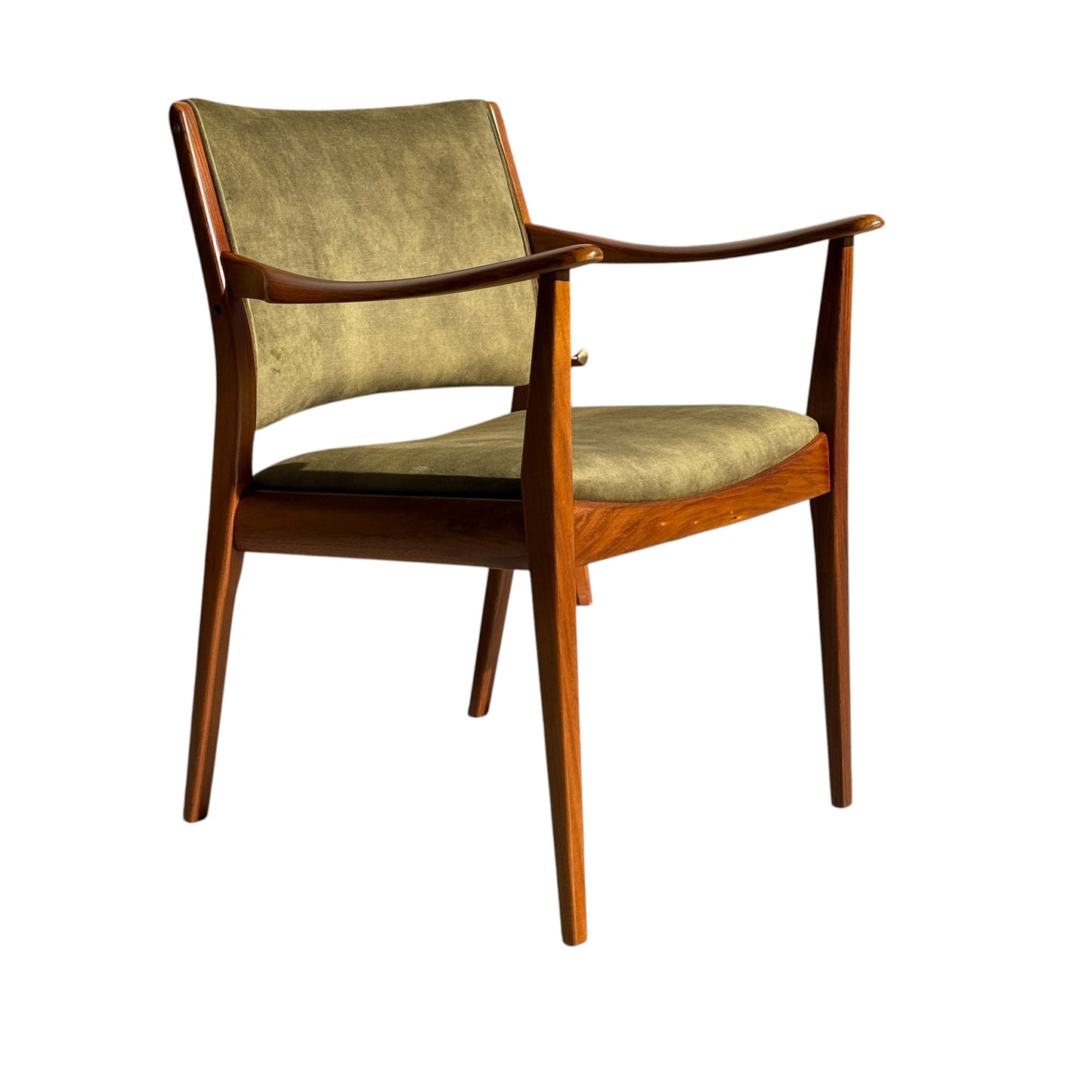 TH Brown Blackwood Carver Armchair – Fully Restored