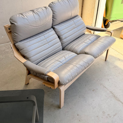 2 Seater Tessa Ferrara Leather Sofa (Revive)