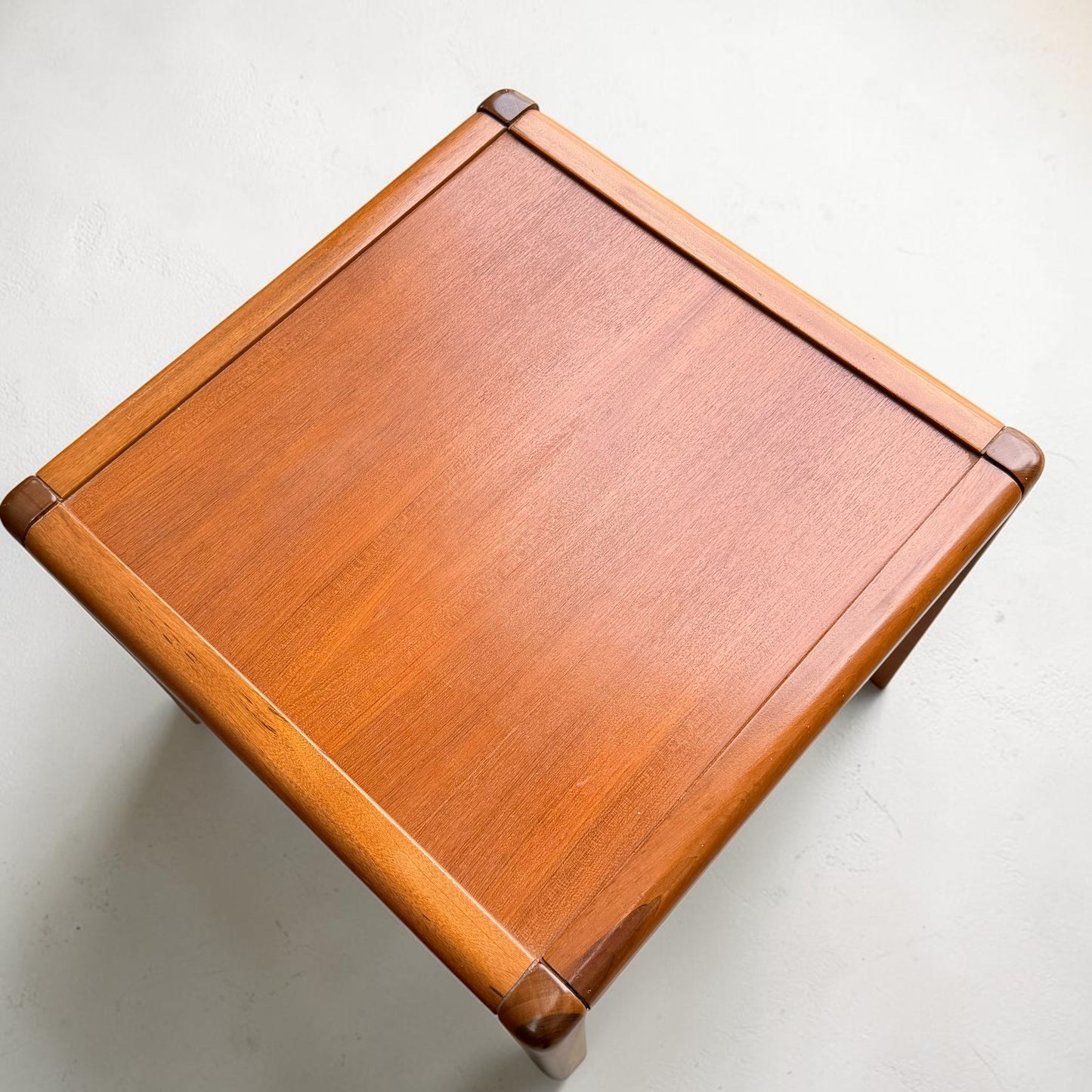 Petite Mid-Century Parker Square Teak Coffee Table