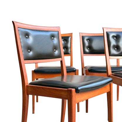 Pre-Order: Set of 4 Button Back Parker number 70 Dining Chairs