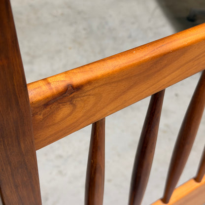 1960s Parker Nordic Double Bedhead in Solid Teak
