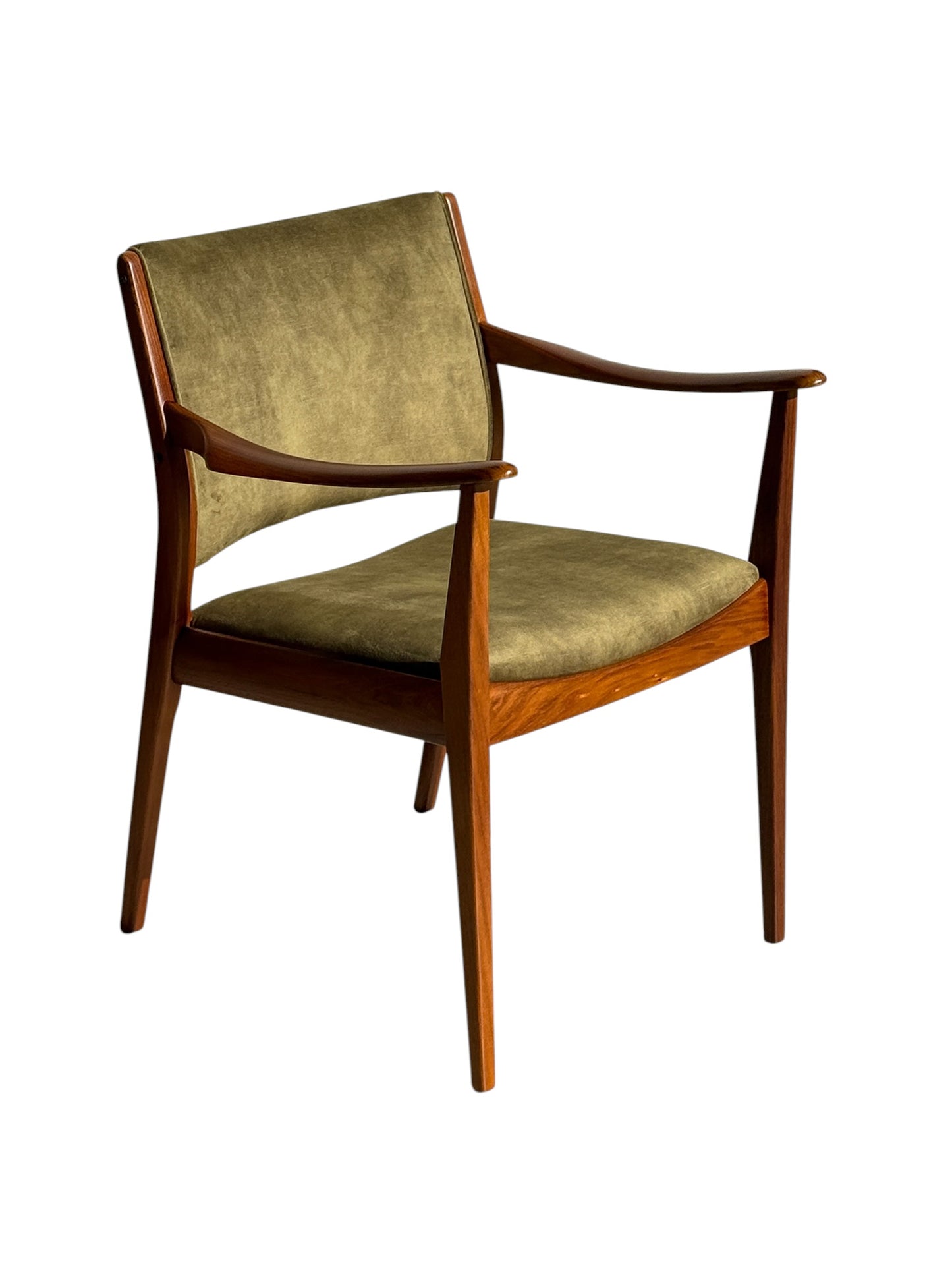 TH Brown Blackwood Carver Armchair – Fully Restored
