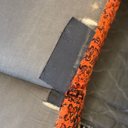 Vintage Tessa T4 Three-Seater Lounge – Burnt Orange Velvet