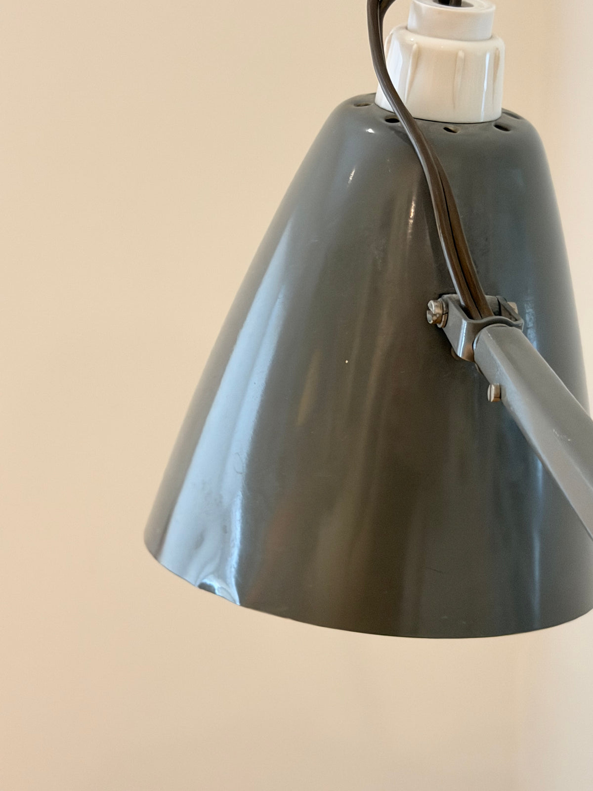 Vintage Planet Studio K Desk Lamp- Grey