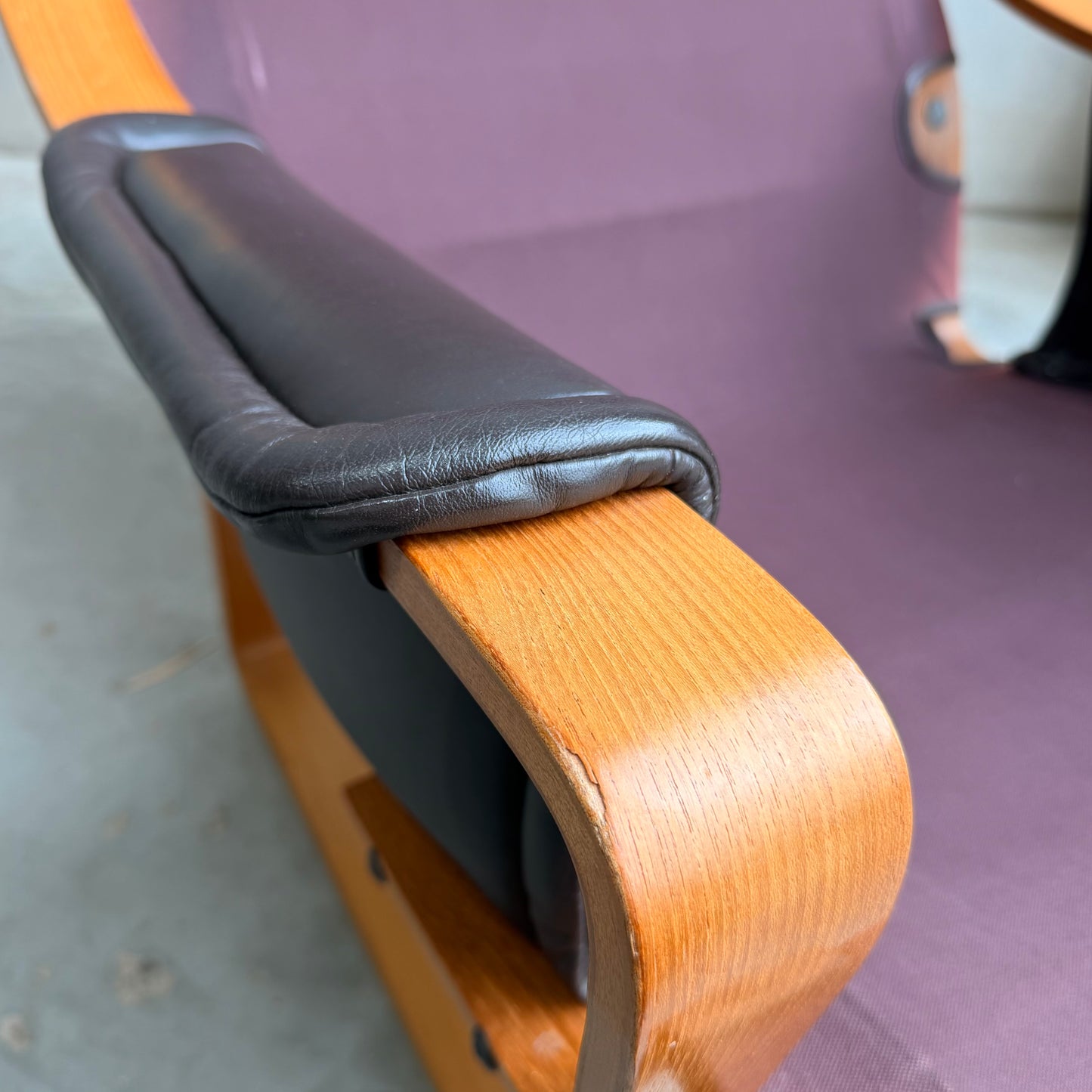 Pair of Tessa Austin Chocolate Brown Leather Armchairs (Revive)