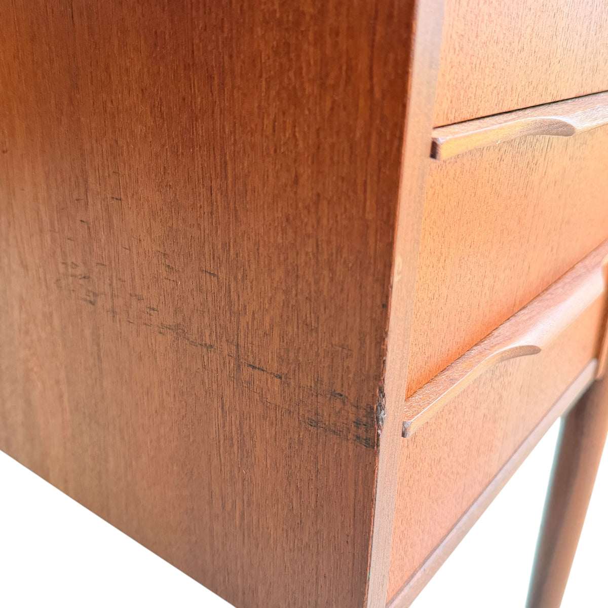 Danish Mid Century Modern Teak Desk by Easing Møbelfabrik