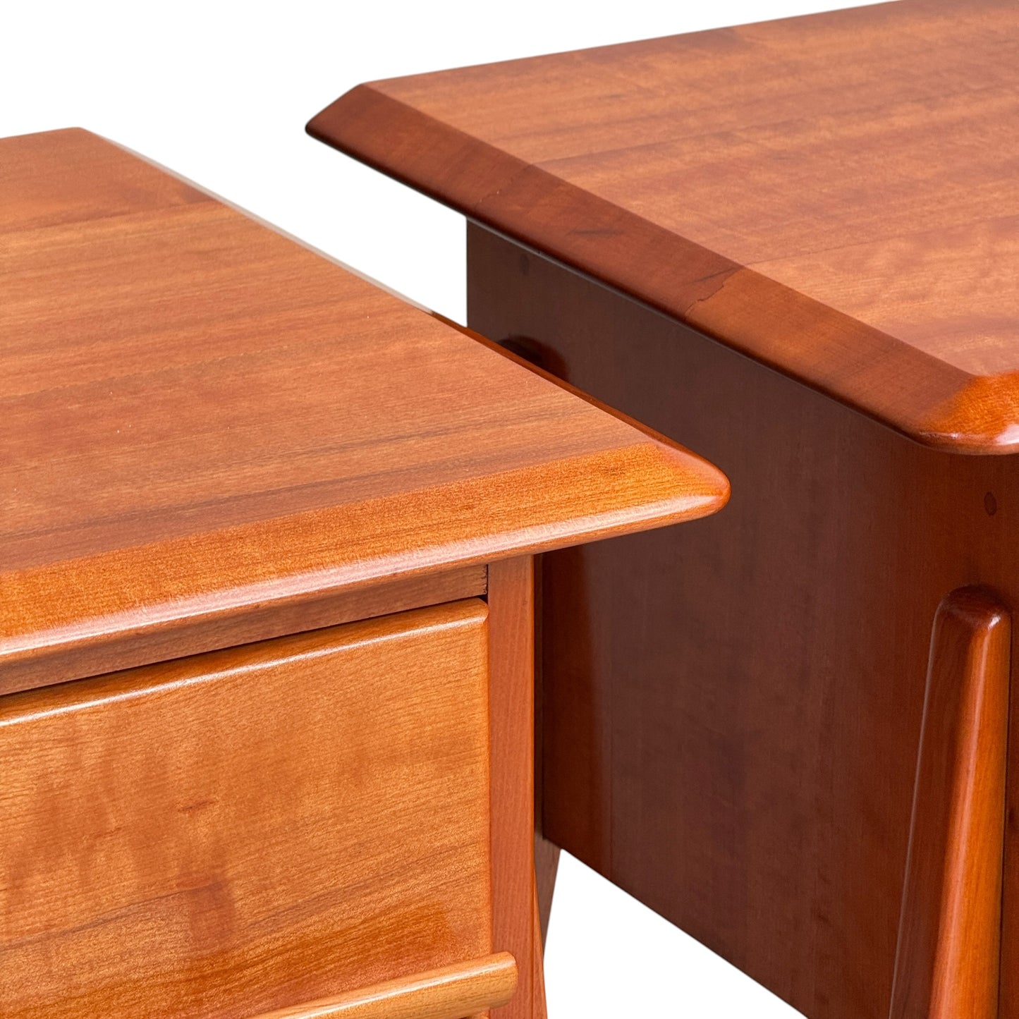 Pair of Myer Heritage Pasadena Bedside tables, 1950s, Solid Tasmanian Myrtle (Rediscover)