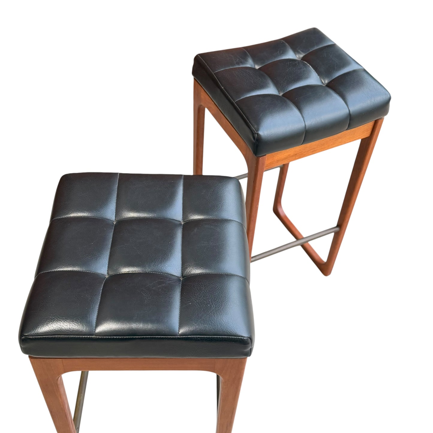 Vintage Pair of Gerald Easden Bar Stools Tasmanian Blackwood (Revive)