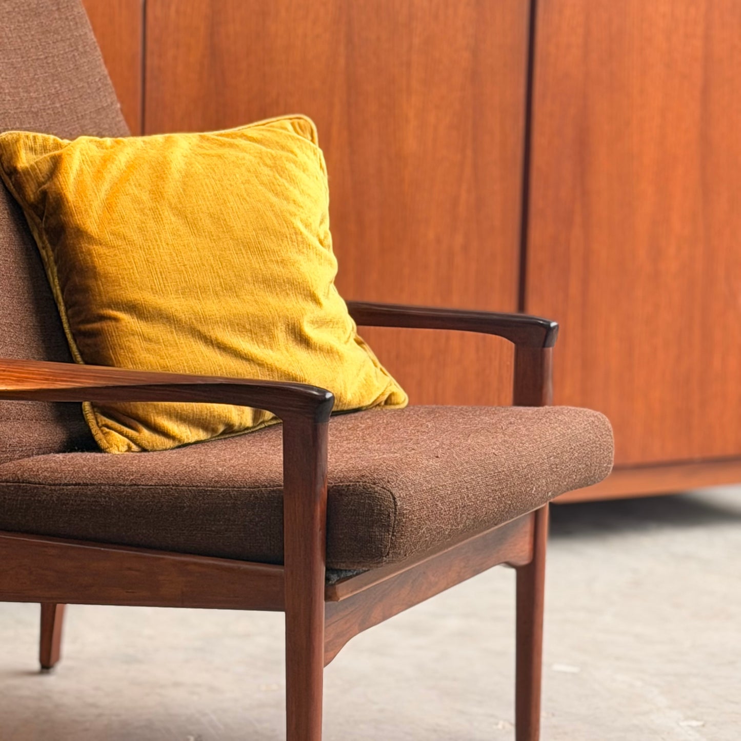 Fler Narvik Armchair -  original rich chocolate upholstery (Refine)