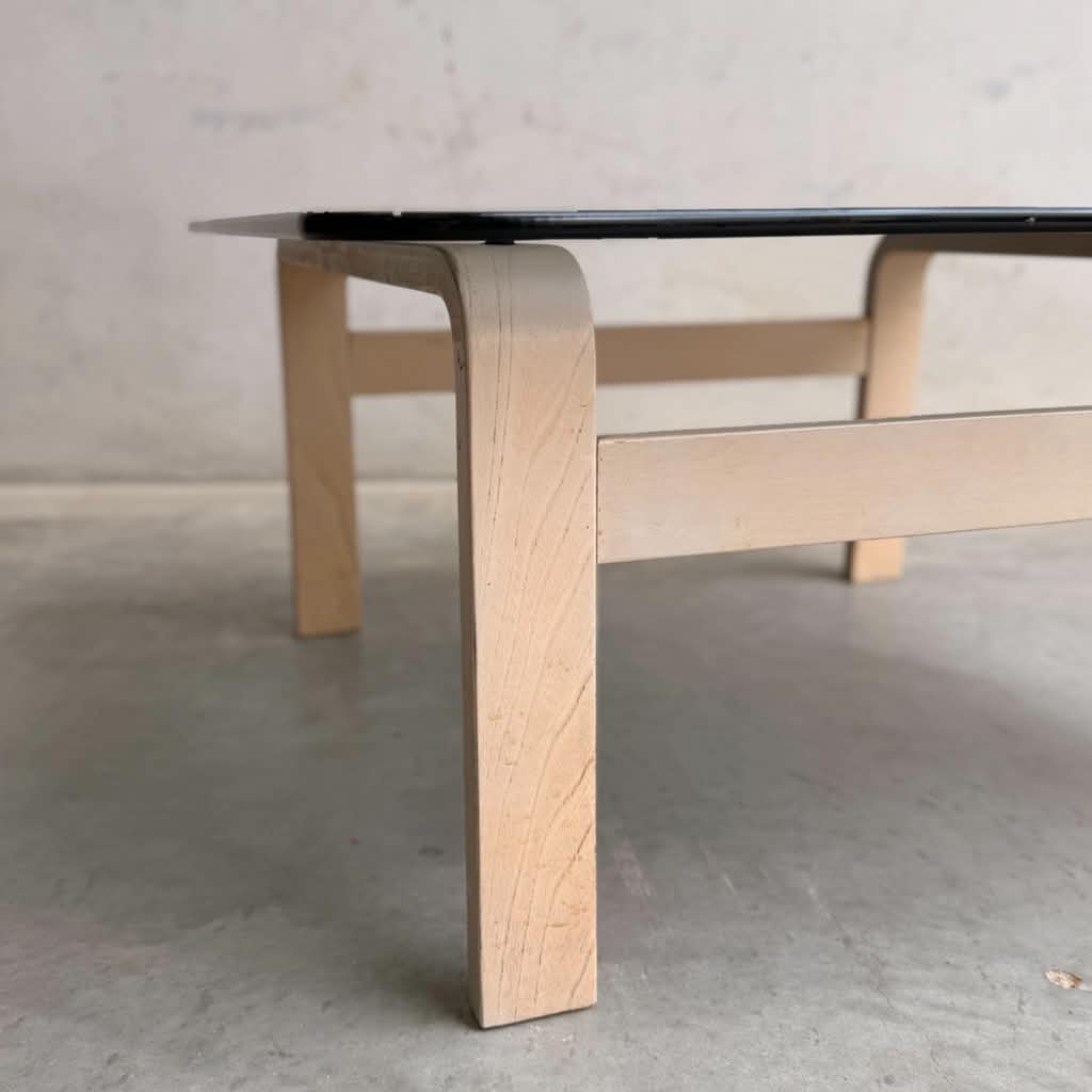 Tessa Ferrara Glass Coffee Table designed by Fred Lowen for Tessa Furniture (Revive)