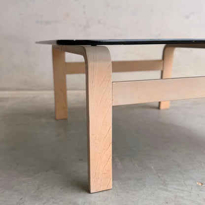Tessa Ferrara Glass Coffee Table designed by Fred Lowen for Tessa Furniture (Revive)