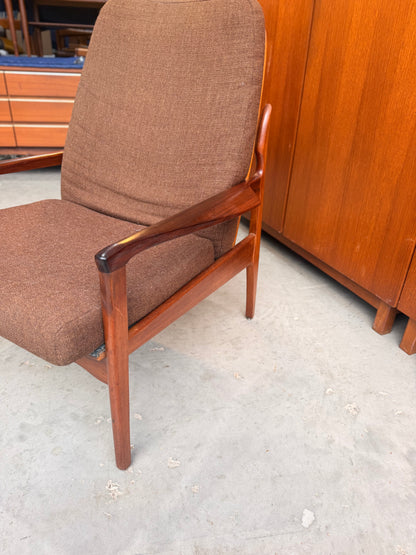 Fler Narvik Armchair -  original rich chocolate upholstery (Refine)