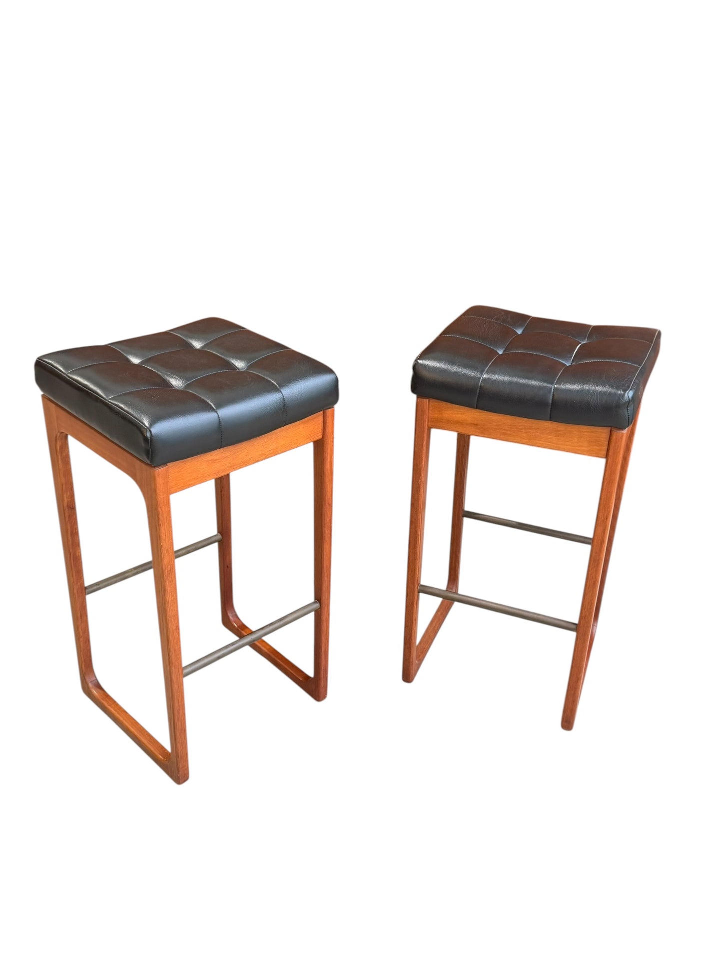 Vintage Pair of Gerald Easden Bar Stools Tasmanian Blackwood (Revive)
