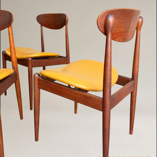 107 Parker Matchstick chairs - Set of 4 - Vintage Originals