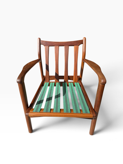 1960S TOOTHILL SOLID AFROMOSIA / TEAK WENTWORTH ARMCHAIR